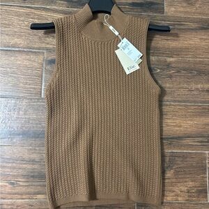 Elie Brown Sleeveless Knit Top
